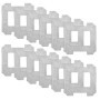 Lot de 12 chiffons de rechange pour robot de nettoyage de fenêtre Ecovacs Winbot W1 / W1 Pro / W2 / W2 Omni - Tampon de nettoyag