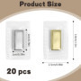 20Pcs Aimant a Coudre, Bouton Pression Magnétique a Coudre avec Sac en PVC, Accessoire de Couture, pour Rideau, Vêtements, Sacs 
