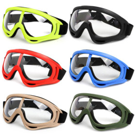 Lot de 6 Lunettes de Sécurité pour Enfants Réglables, Lunette Protection Bricolage Anti-Buée, Enfants Lunettes de Protection Cou