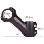 ANCLLO Potence de vélo 31,8 90 mm 45 degrés pour guidon de vélo, VTT, vélo de route, la plupart des vélos (alliage d'aluminium, 