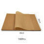 HRLORK Lot de 100 feuilles de papier sulfurisé jetable anti-adhésif pour friteuse à air comprimé