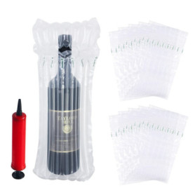 PHIEZC （10 pièces） Emballage gonflable,Sac gonflable,coussin à colonne d'air,sacàbulles,avec pompeàair réutilisable gratuite,uti