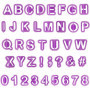 40 Pièces L'alphabet Fondant Moule, Emporte Piece Lettre Alphabet, Alphabet Nombre Fondant Cutter, Plastique Emporte Piece Patis