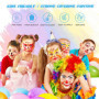 Ucokee 12 Couleurs Visage Peinture, Lavable Crayon Maquillage Enfant, 2 Lumineux Tatouage Pour Enfant, Non-Toxique, Carnaval, Pe