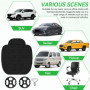 Huucozn Coussin de Siège de Voiture, Protection Siege Voiture Avant Housse de Siege Voiture Universel Coussin Voiture Siege Cous