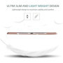 HUEZOE Étui de Protection Ultra Fin pour iPad 9,7" 2018/2017 - en Cuir synthétique - avec Fonction Support - pour iPad 9,7" - iP