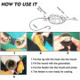 10 Pièces Pêche Méthode Feeder en Ligne, Mangeoire de Pêche en Ligne, pour Pêcher la Carpe 15g 20g 25g 35g
