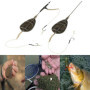 10 Pièces Pêche Méthode Feeder en Ligne, Mangeoire de Pêche en Ligne, pour Pêcher la Carpe 15g 20g 25g 35g
