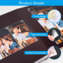 Lot de 1020 Autocollants pour Coins de Photos, Coins de Photo Autocollants,Coins Photo Auto Adhésifs,Coins de Montage Photo,Coin