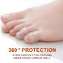 35 Pièces Silicone Protège Orteils, Respirantes Protections d'Orteils Gros Petite Orteil pour homme femme, Anti-friction Capucho