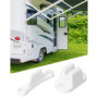 QWORK® Lot de 2 Retenue de Porte pour Camping-Car et Caravane, Butée de Porte en Plastique Robuste, Caravane Camping Car Accesso