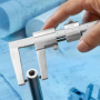 QWORK® Calibre à Coulisse en INOX pour Disque de Frein, 0 à 60 mm, Précision de Lecture 0,1 mm