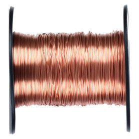 QWORK® 0,3 mm x 100 m Fil de Cuivre pur à 99,9% - Fil de cuivre T2, ConductivitéÉlevée, pour l'électrotechnique, les moteurs de 