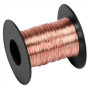 QWORK® 0,3 mm x 100 m Fil de Cuivre pur à 99,9% - Fil de cuivre T2, ConductivitéÉlevée, pour l'électrotechnique, les moteurs de 