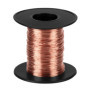 QWORK® 0,3 mm x 100 m Fil de Cuivre pur à 99,9% - Fil de cuivre T2, ConductivitéÉlevée, pour l'électrotechnique, les moteurs de 