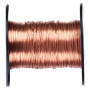 QWORK® 0,3 mm x 100 m Fil de Cuivre pur à 99,9% - Fil de cuivre T2, ConductivitéÉlevée, pour l'électrotechnique, les moteurs de 