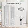 AOOTUERL﻿ Lot de 3 chiffons en microfibre pour nettoyeur de vitres Karcher WV1 WV50 WV75, pour Nettoyeur à Vapeur des Vitres, Él
