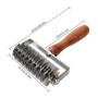 Oriental riverkit Rouleau à Losanges Pizza Lattice Cutter Roller, Rouleau Coupe-pâtes en Acier Inoxydable, Mini Cuisine Pâte À C