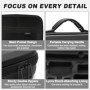 Veftsvy Étui de Transport Compatible avec DJI Osmo Action 5 Pro, Sacoche de Transport, Sac de Rangement de Caméras d'action pour
