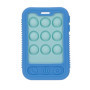 Nuby Giggle Bytes | Jouet Sensorielle Dentition en forme Téléphone | Bleu | Convient dès 3 mois