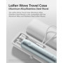 Laifen Wave Étui de Voyage pour Brosse à Dents électrique, Facile à Nettoyer, Compatible avec Brosse à Dents ondulée, Blanc, Mod