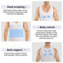 MEETYOO Débardeur Compression Homme,Manches Longues pour Hommes Maillot de Corps Ventre Plat Minceur Gilet Invisible Amincissant