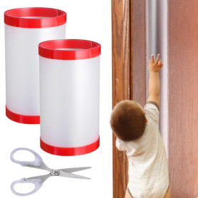 Anti Pincement Protection Doigt, 2 Pcs Anti Pince Doigt Porte, Porte Anti Pince Doigt 17x120cm, Charnière Garde Bébé Protège-Pin