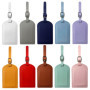 10 Pcs Etiquette Valise, Etiquette Bagage En Pu Cuir, Etiquette Valise Voyage Avion, Etiquettes À Bagage, Étiquette Bagage, Étiq