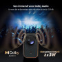 WEMAX Mini Videoprojecteur【Certifié Netflix & Google TV】Smart Projecteur Portable【Support 4K & 1080P Natif】Retroprojecteur avec 