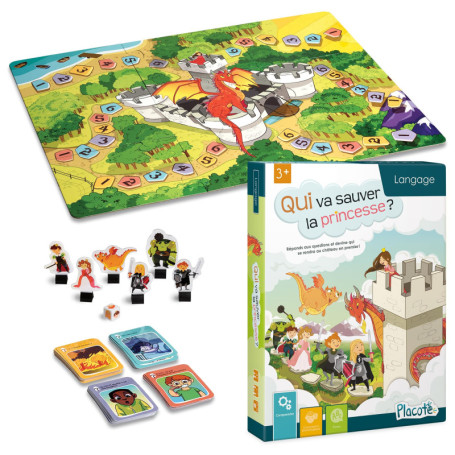 Placote – Qui Va Sauver La Princesse? - Jeu éducatif 3 ans à 6 ans, PLA13