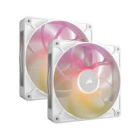 Refroidissement PC - CORSAIR - CO-9051040-WW - iCUE LINK RX140 RGB Max White Dual Fan