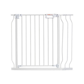 VEVOR Barrière de Sécurité Extensible 75-99 cm Hauteur 76 cm Barrière d'Escalier à Fermeture Automatique sans Perçage Grande Ouv