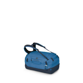 Osprey Transporter Squffel Sac de Voyage Durable, carré, Flamme, Bleu Nocturne, Flamme Bleue/Bleu Nocturne, 44 l, Flamme Bleue/B