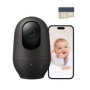 nooie Caméra Surveillance avec Carte Micro SD 32 Go, 2K Caméra IP WiFi intérieure, 360°Pan/Tilt, Vision Nocturne, détection de M