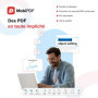 MobiPDF Ultimate | Lecteur et éditeur complet de PDF | Création, conversion, fusion, remplissage de PDF avec signature | Licence