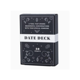 BestSelf Co. Date Deck – Jeu de Cartes pour Couples avec 50 démarreurs de Conversation pour des soirées Amusantes et significati