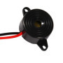 DC 3 24V 100mm Buzzer de tonalité électronique 85 à 95db Alarme Câble de son continu Buzzer piézoélectrique pour ordinateurs Imp