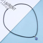 Yheakne Collier Ras Du Cou En Cuir Boho Collier En Cuir Noir Collier En Cuir Bleu Collier Pendentif Oeil Maléfique Oeil Chanceux