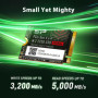 Silicon Power SU01KGBP44UD9007MM Disque SSD UD90 2230 NVMe 4.0 Gen4 PCIe M.2 R/W jusqu'à 5 000/3 200 Mo/s Compatible avec Steam 