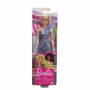 Barbie Mattel Glitz Outfits - Blonde Doll with Blue Dress (GRB32)