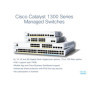 Commutateur administrable Cisco Catalyst 1300-24XTS, 12 Ports cuivre 10G, 12 Ports SFP+ 10GE, Garantie limitée à Vie (C1300-24XT