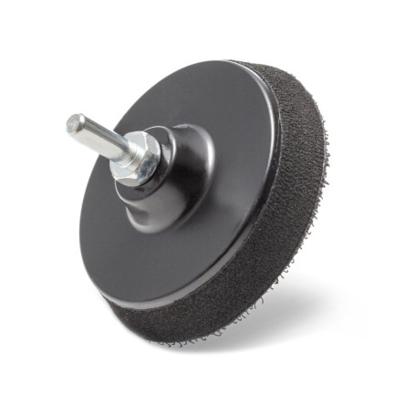 Glass Polish Patin de support auto-agrippant de 75 mm pour perceuse avec fixation universelle pour perceuse