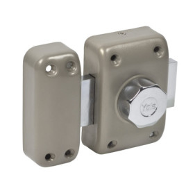 Verrou targette YALE YV20BTS - Bouton sans cylindre - Aluminium - Niveau de sécurité 6