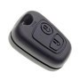 Jongo® Coque de Clef 2 Boutons pour Peugeot 106, 206, 206+, 206 Sedan | Pile CR2016 Incluse | sans Lame | Boitier Télécommande P