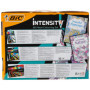 BIC Intensity Kit de Coloriage - Feutres/Feutres Fins/Crayons de Couleur/2 Cahiers de Coloriage Anti-Stress - Coffret de 60 pièc