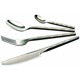 LISA DALBAN 433651 Kobe Ménagère avec 16 Pièces Acier Inoxydable INOX 26,4 x 13,9 x 6,4 cm