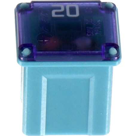 Fusible J-Case Low Profil, 58V/20A, Bleu Clair