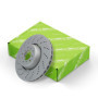 VALEO - Disque de frein peint - 672788 - Boîte de 1 disque ventilé et perforé - Essieu avant - Qualité et design similaires à l'