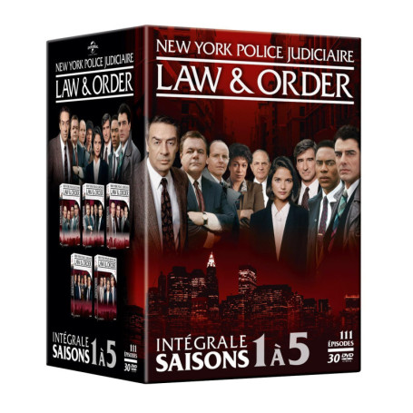 New York, Police judiciaire (Law & Order) -Intégrale Saisons 1 à 5
