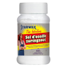 STARWAX THE FABULOUS - Sel d'Oseille 400 g- Dégrise le Bois - Détache les Textiles Blancs - Elimine la Rouille - Désoxyde les Mé
